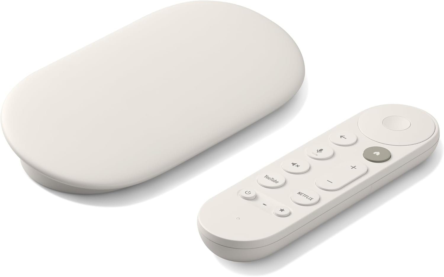 Google TV Streamer 4K - Fast Streaming Entertainment on Your TV with Voice Search Remote - Watch Movies, Shows, Live TV, and Netflix in 4K HDR - Smart Home Control - 32 GB of Storage - Porcelain - Google