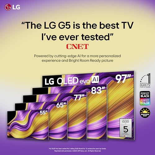 LG 77-Inch OLED evo AI 4K G5 Series Smart TV (OLED77G5WUA, 2025) customer photo 2