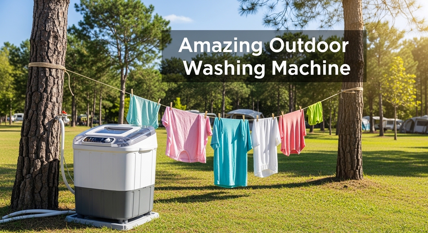 Amazing Outdoor Washing Machine