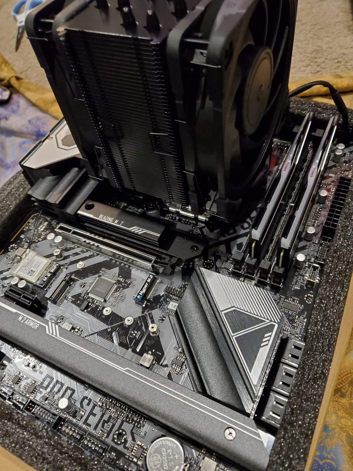 Noctua NH-U12A chromax.Black, 120mm Single-Tower CPU Cooler (Black) customer photo 2