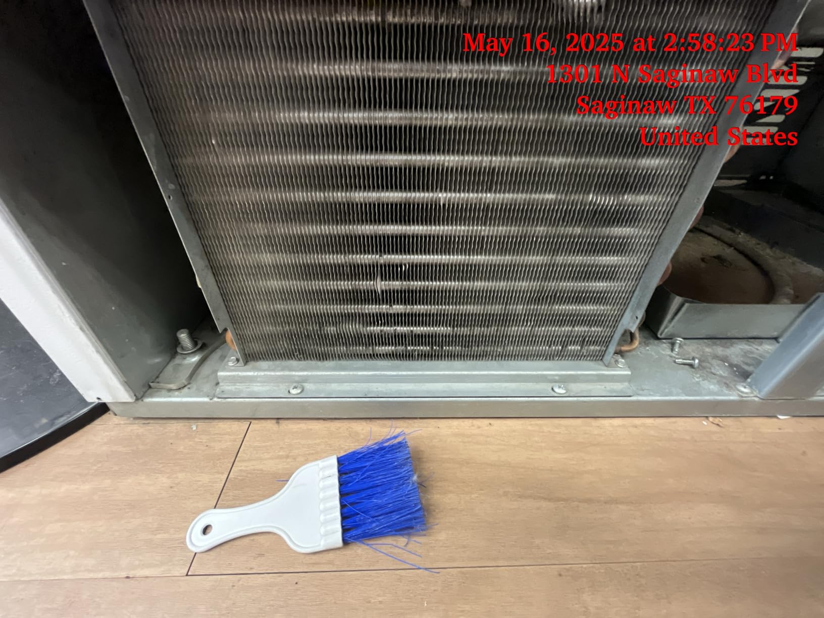 4 Packs Air Conditioner Condenser Cleaning Brush Refrigerator Coil Brush HVAC Coil Cleaner Brush Small Plastic Whisk Brush (Blue) - Customer Photo 1