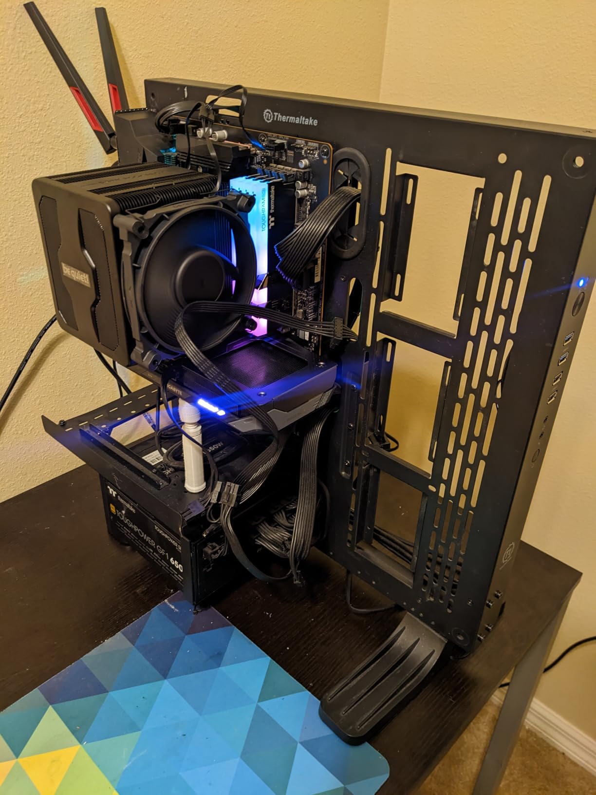 be quiet! Dark Rock Pro 5 Quiet Cooling CPU Cooler | Immensely High Airflow | 7 high-Performance Copper Heat Pipes | Speed Switch | Thermal Grease | BK036 customer photo 2