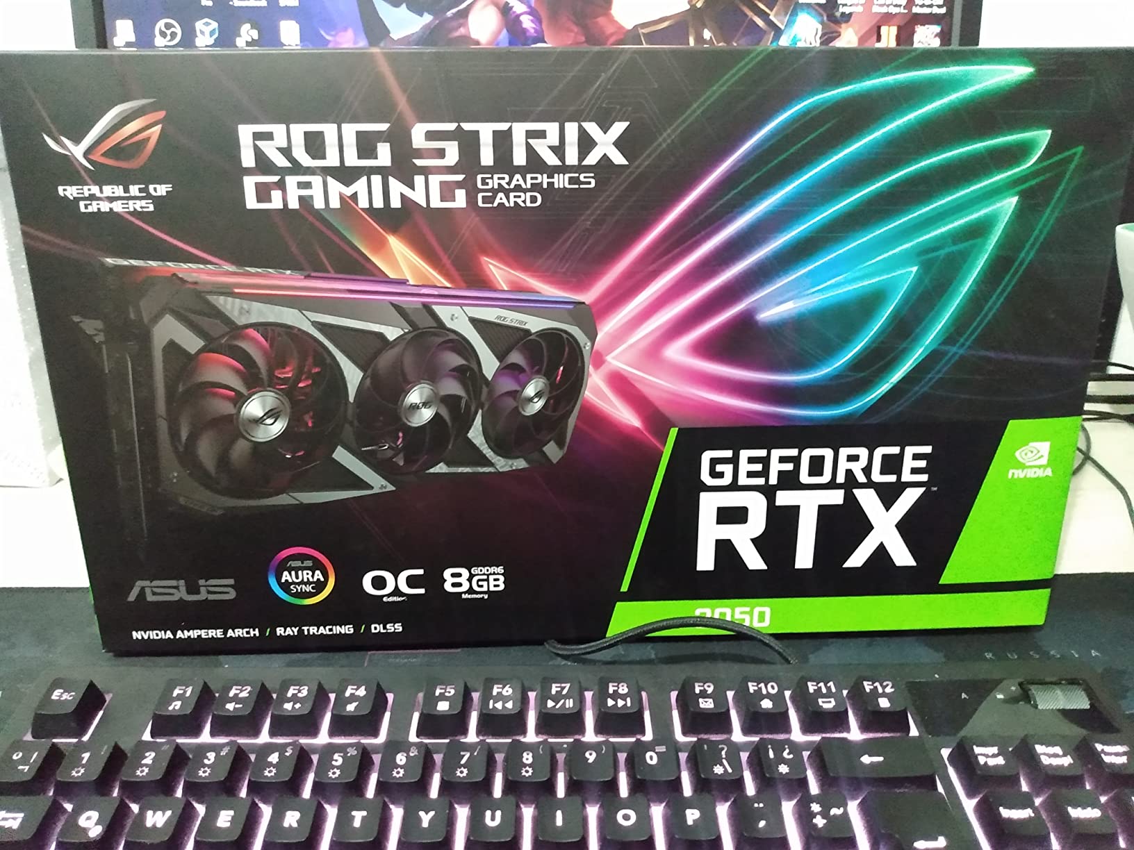 ASUS Dual NVIDIA GeForce RTX 3050 6GB GDDR6 OC Edition Gaming Graphics Card - PCIe 4.0, HDMI 2.1, DisplayPort 1.4a, 2-Slot Design, Axial-tech Fan Design, Steel Bracket, 3 Year Warranty customer photo 2