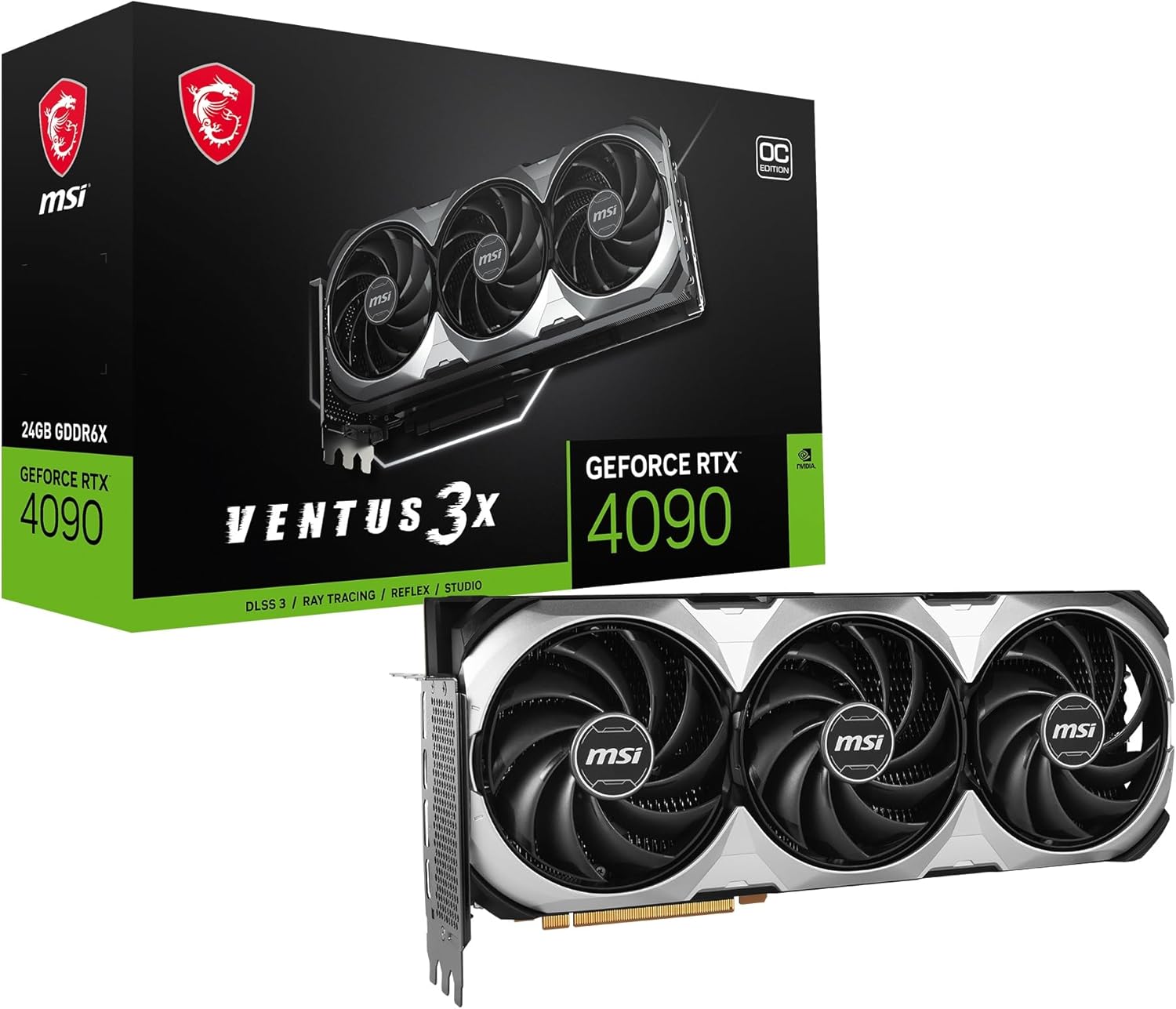 MSI NVIDIA GeForce RTX 4090 Graphic Card - 24 GB GDDR6X - Visit the MSI Store