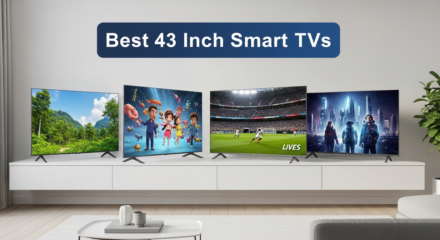 Best 43 Inch Smart TVs: 4 Models Tested 2026