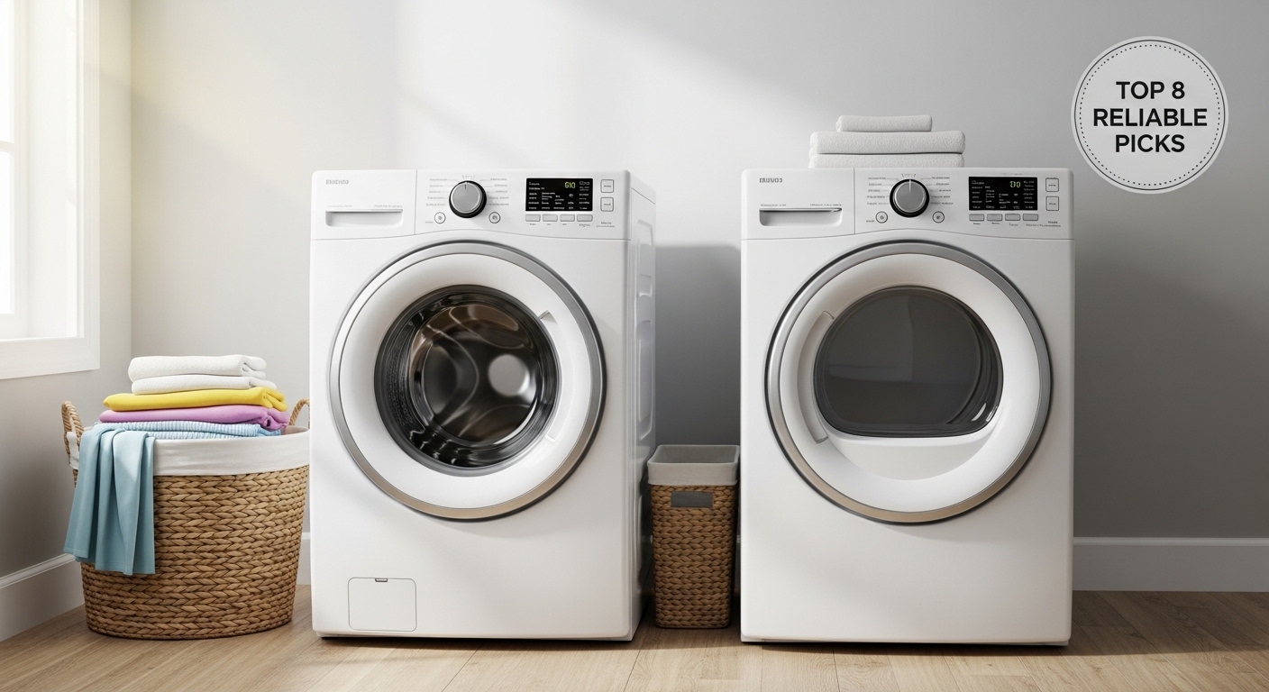 Best Basic Washer & Dryer: 8 Reliable Models Under $800