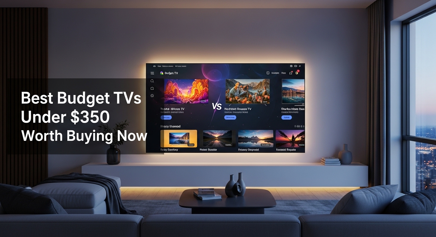 Best Budget TVs Under $350 Worth Buying Now 2026