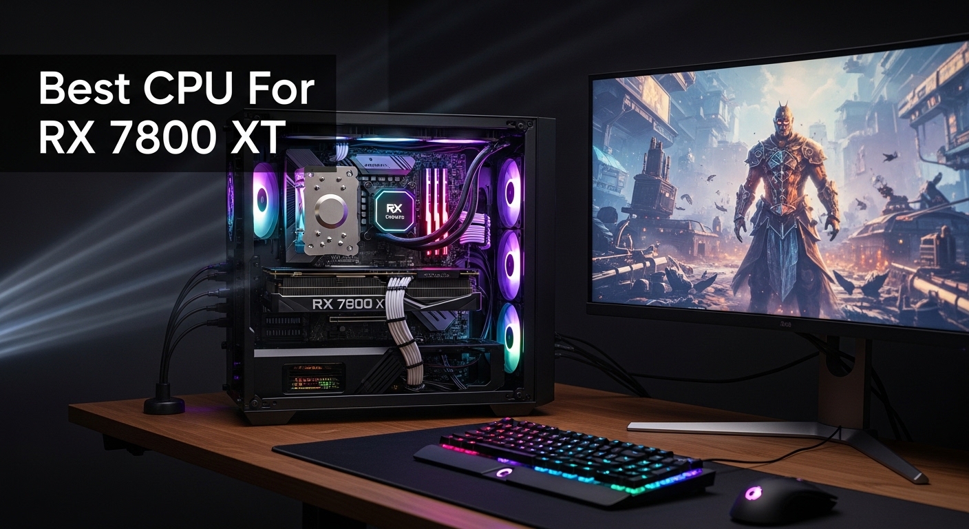 Best CPU for RX 7800 XT: Top Gaming Processors Tested 2026