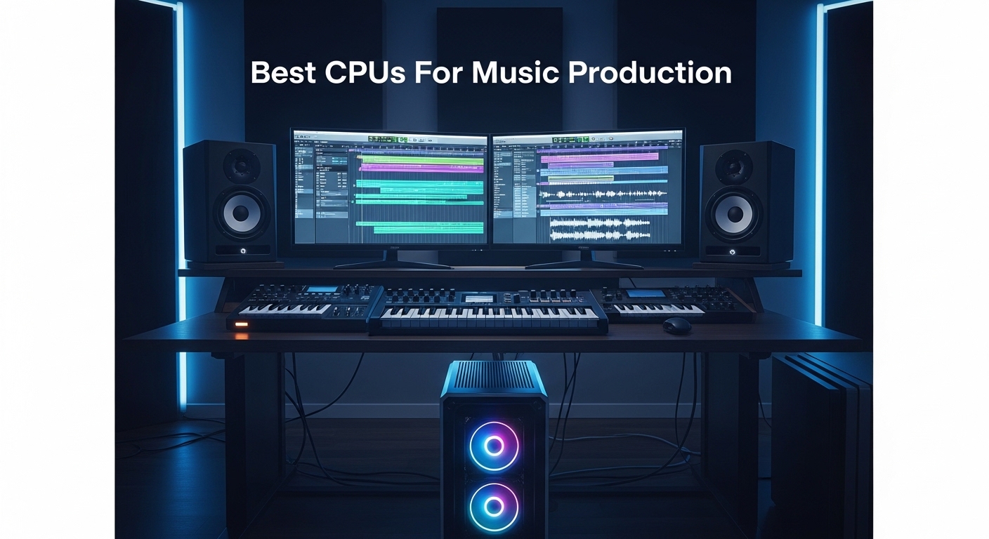 5+ Best CPUs For Music Production That Handle Heavy Projects 2026