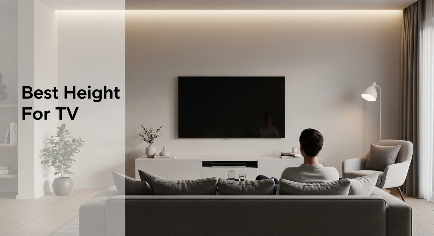 Best Height For TV Setup That Saves Your Neck 2026