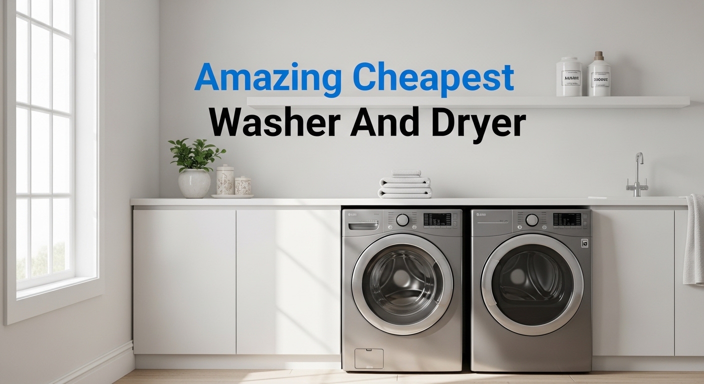 Cheapest Washer And Dryer
