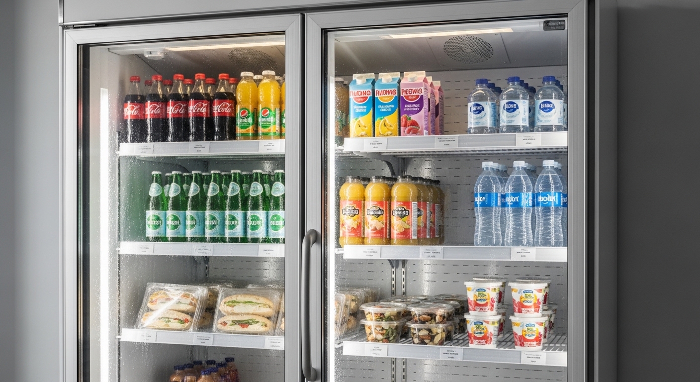 Commercial Glass Door Refrigerator