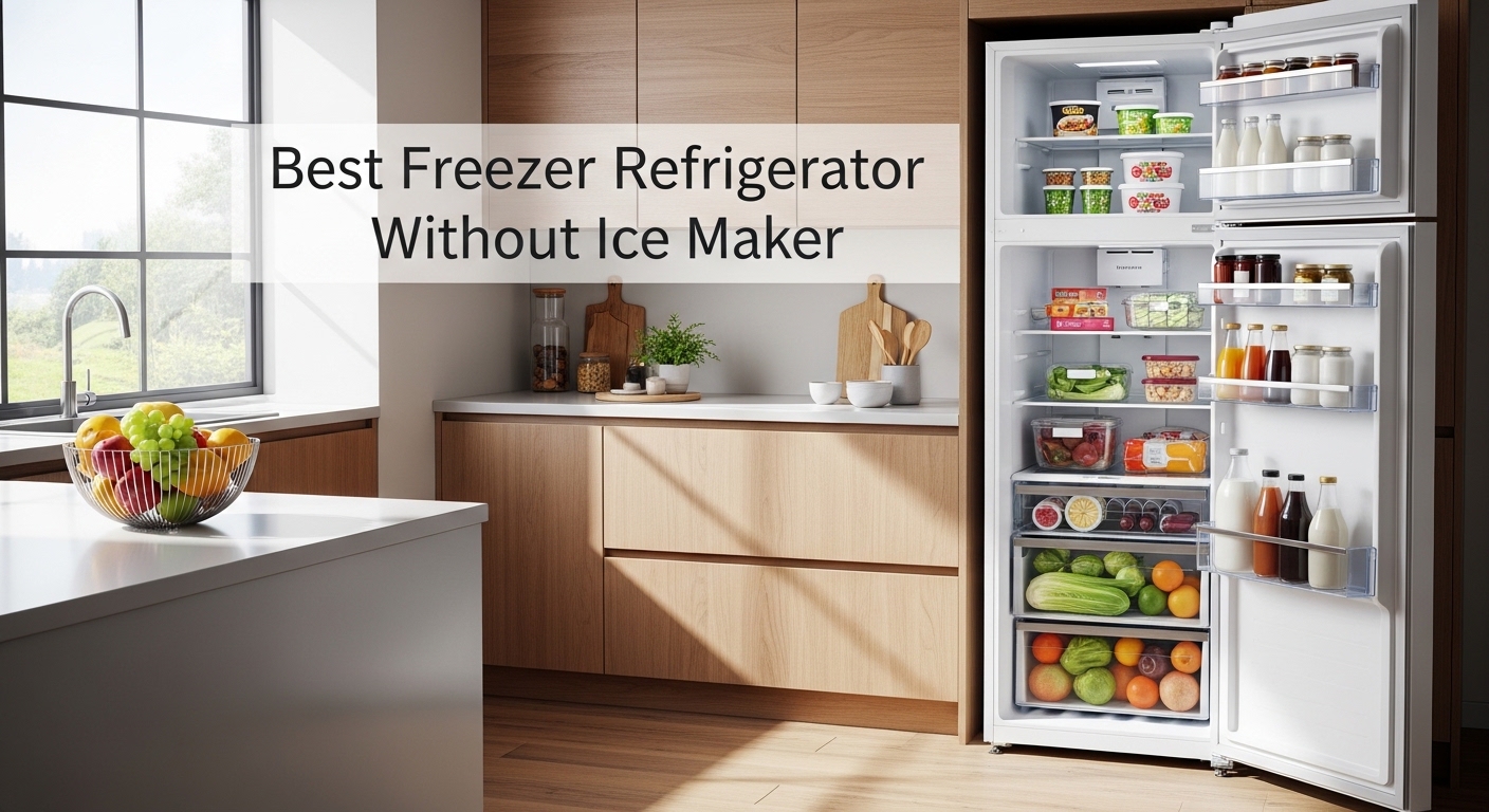 Freezer Refrigerator Without Ice Maker