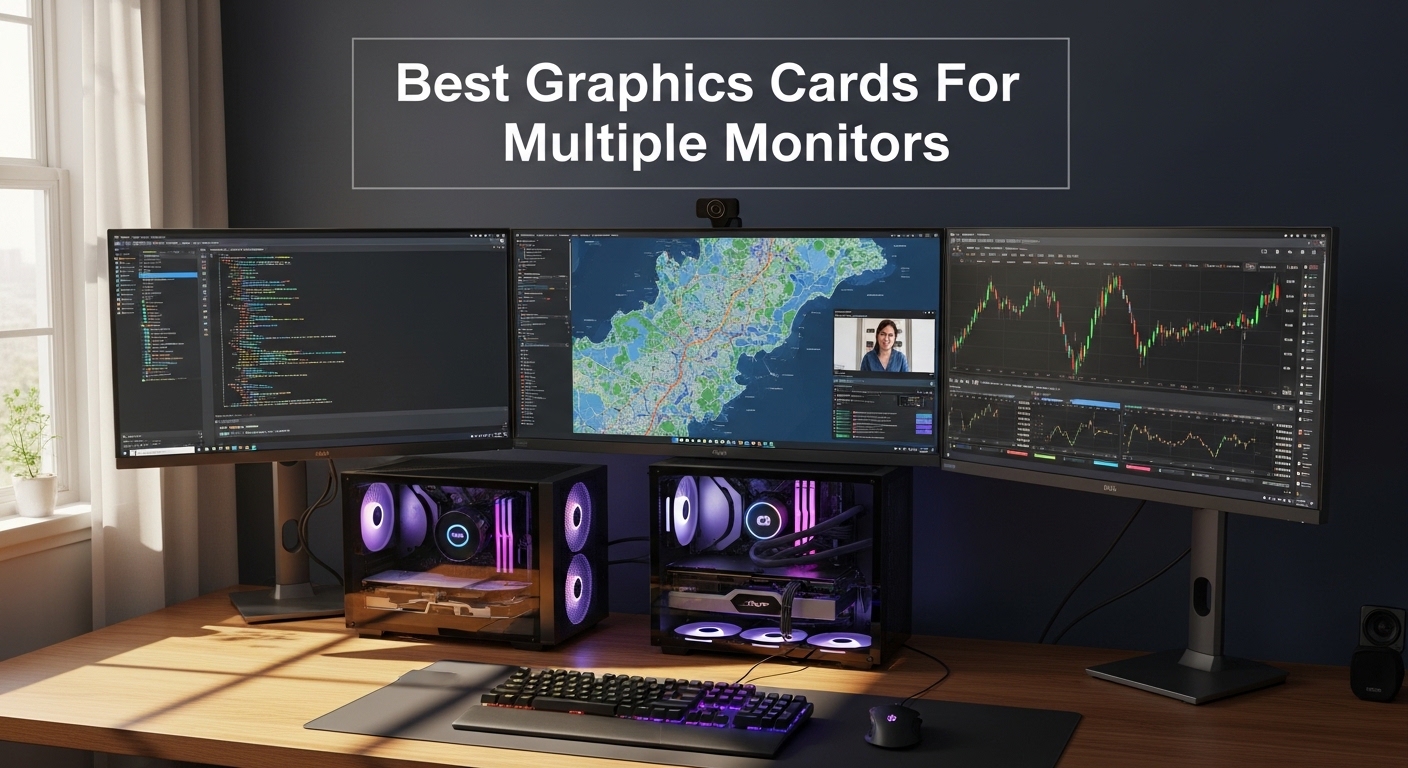 Best Graphics Cards for Multiple Monitors 2026: 12 GPUs Tested