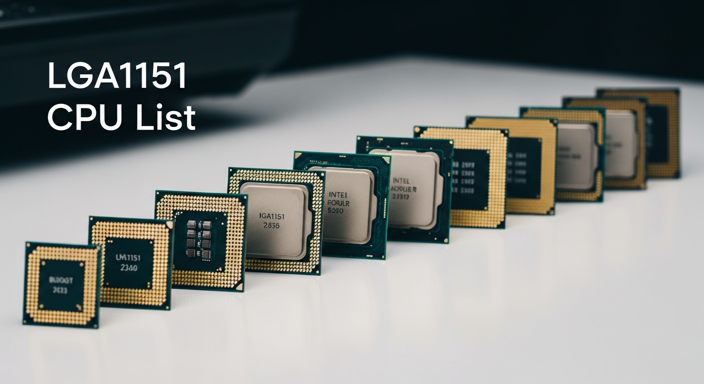 LGA1151 CPU List: 8 Budget To High-End Picks 2026