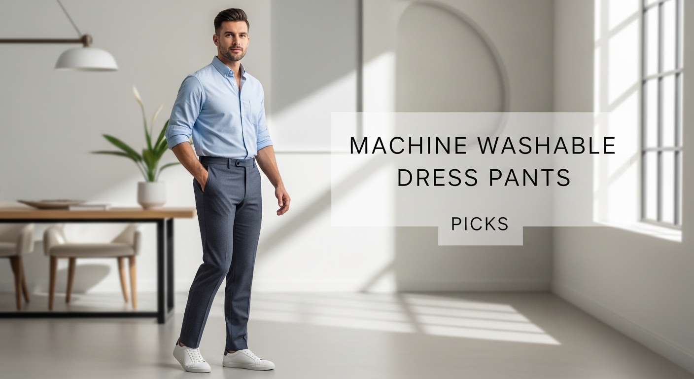 Machine Washable Dress Pants That Feel Like Joggers