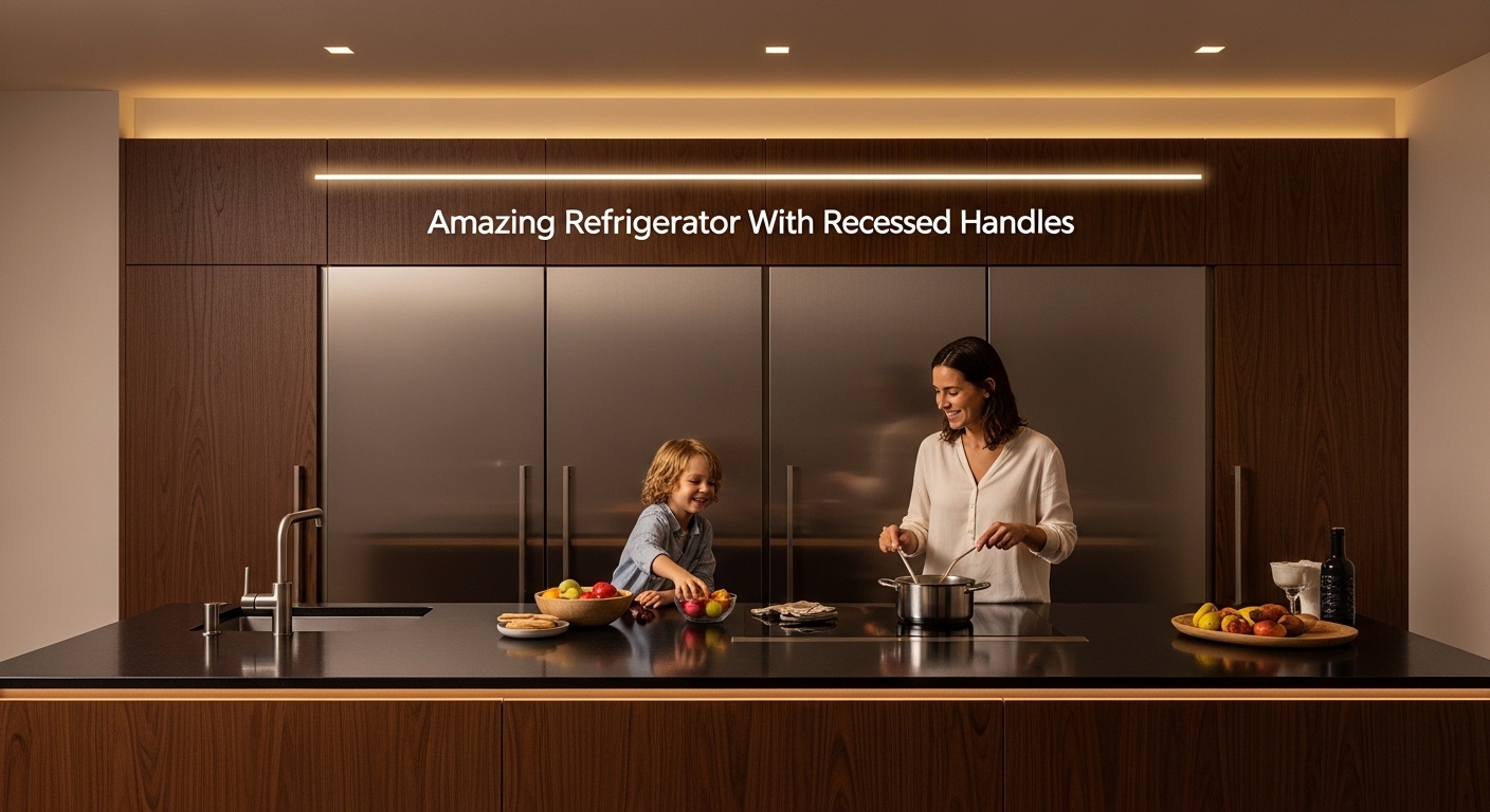 Refrigerators With Recessed Handles