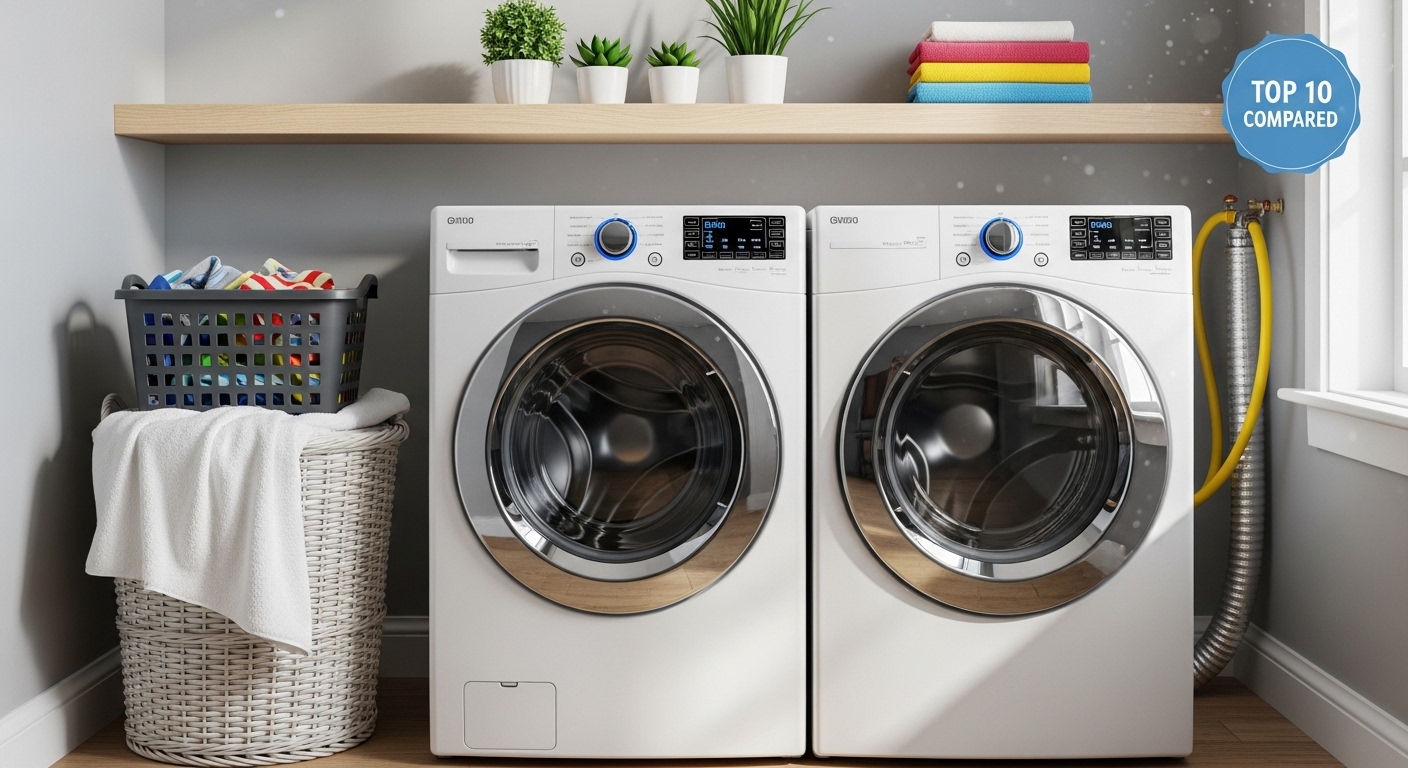 Best Stackable Gas Washer & Dryer: 10 Top Models Compared