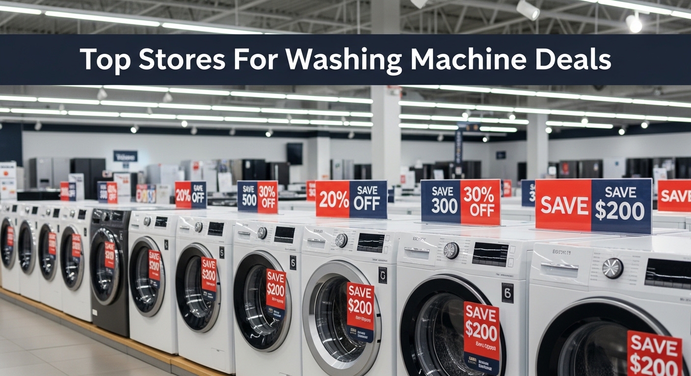 Top Stores For Washing Machine Deals