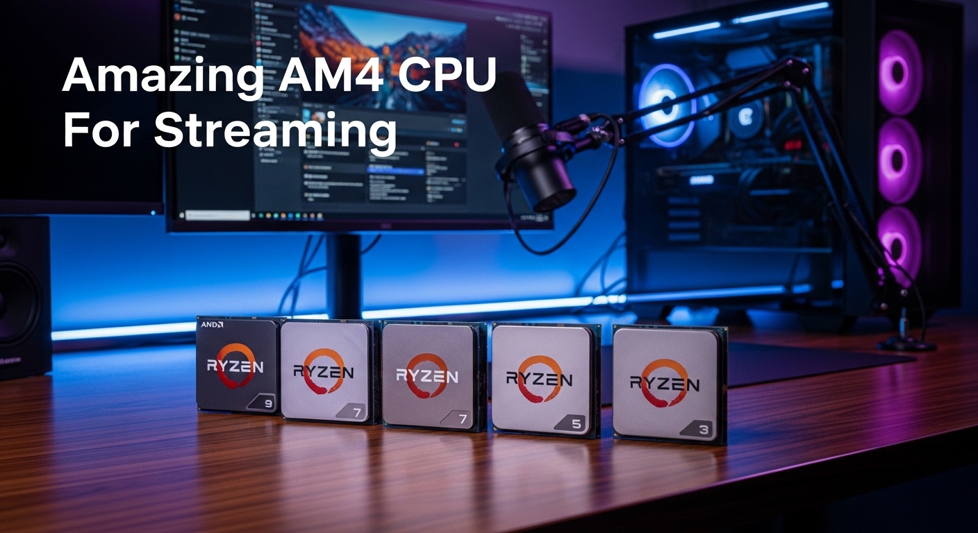 Amazing AM4 CPU For Streaming 2026: 8 Ryzen Processors Tested