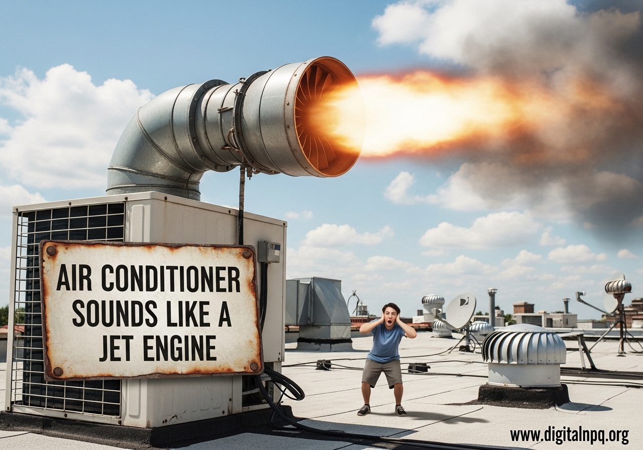 Air Conditioner Sounds Like a Jet Engine