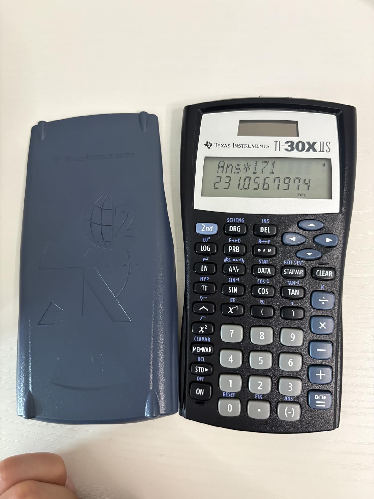 Texas Instruments TI-30XIIS Scientific Calculator, Black with Blue Accents (30XIIS/TBL/1L1/BK) customer photo 2