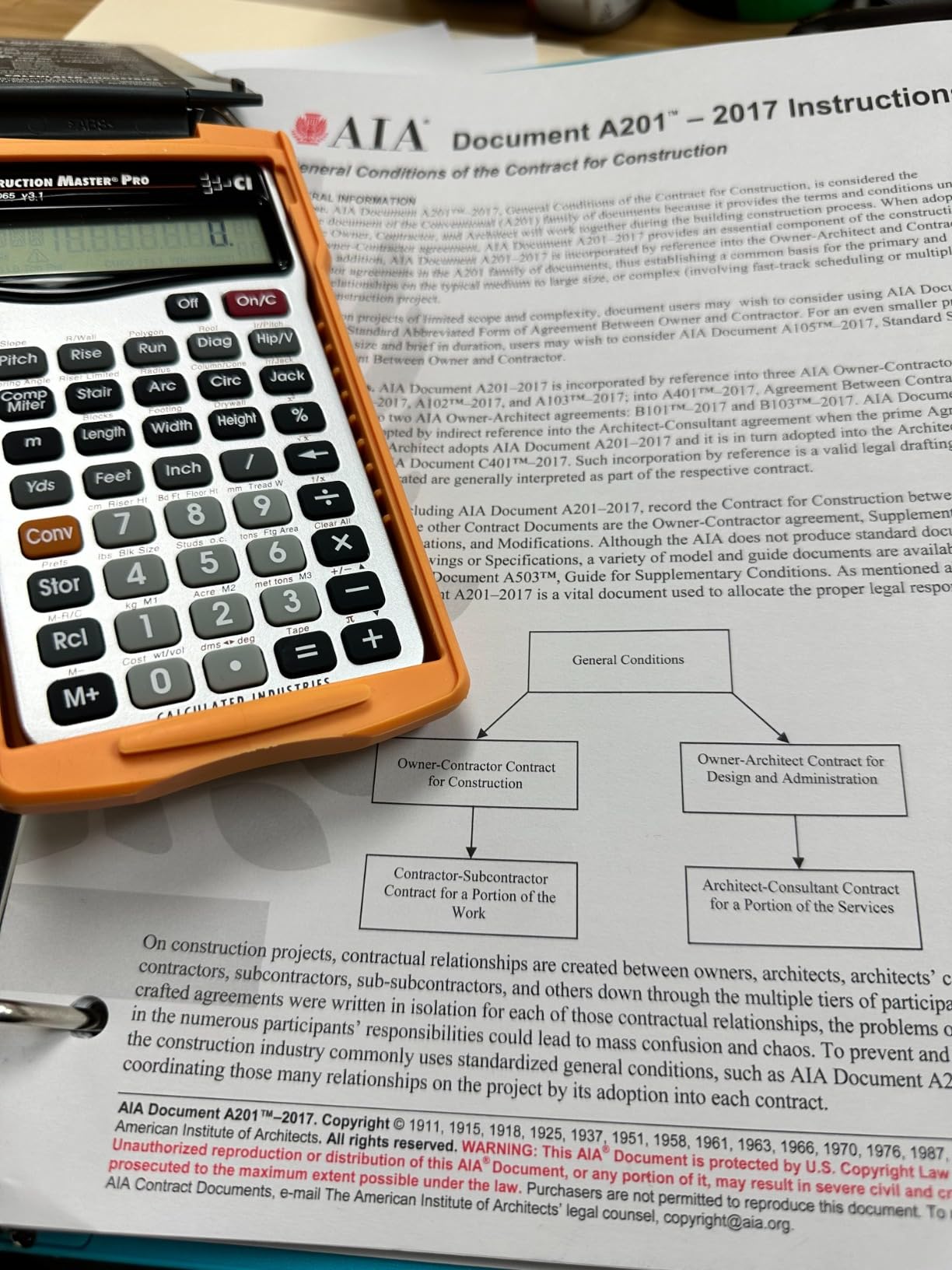 Calculated Industries 4065 Construction Master Pro Advanced Construction Math Feet-inch-Fraction Calculator for Contractors, Estimators, Builders, Framers, Remodelers, Renovators and Carpenters customer photo 1