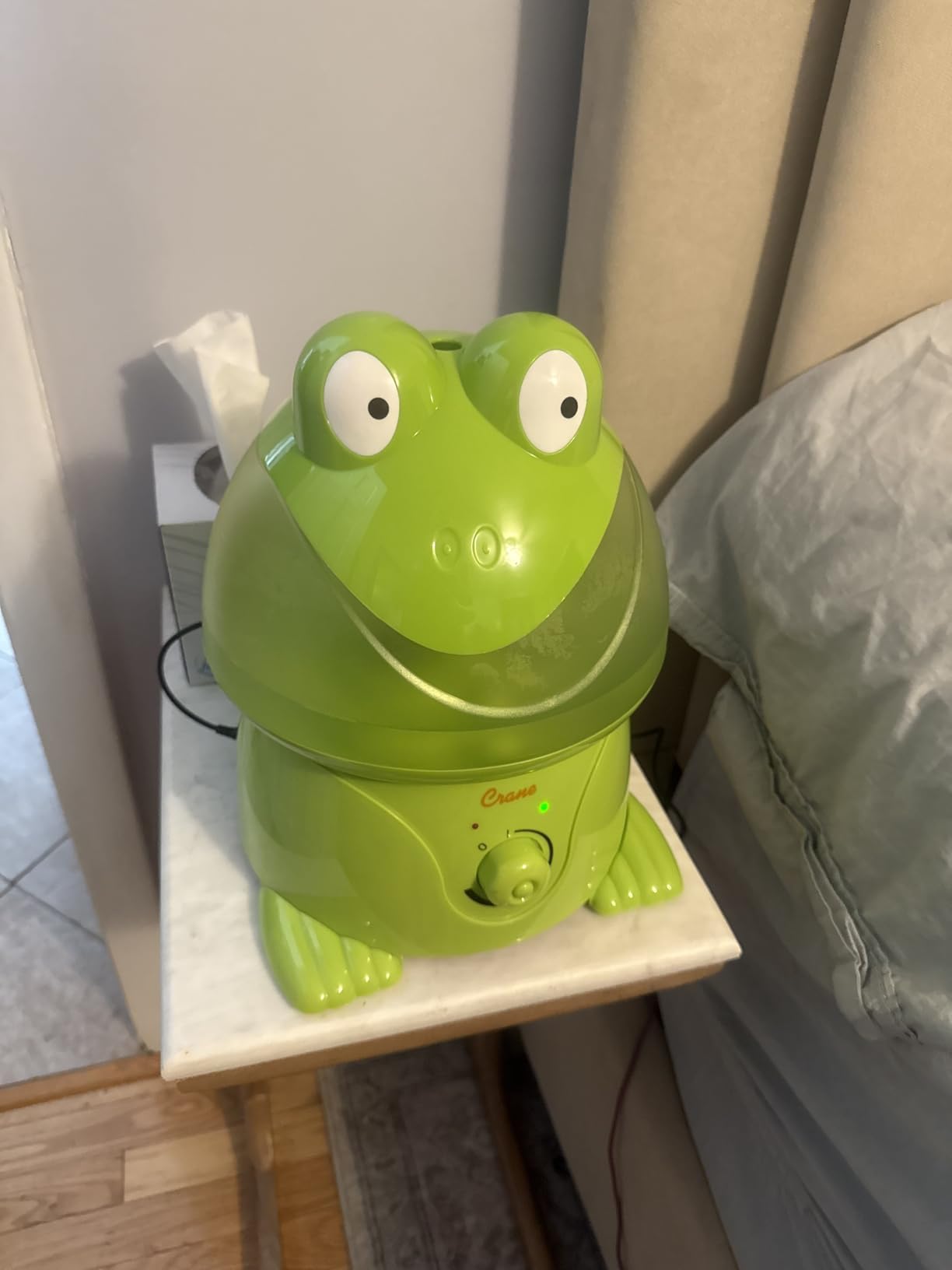 Crane Cute Animal Humidifier for Kids Bedroom and Nursery, Ultrasonic Cool Mist, 1 Gallon, Auto Shut Off, Cool Mist Humidifier customer photo 2