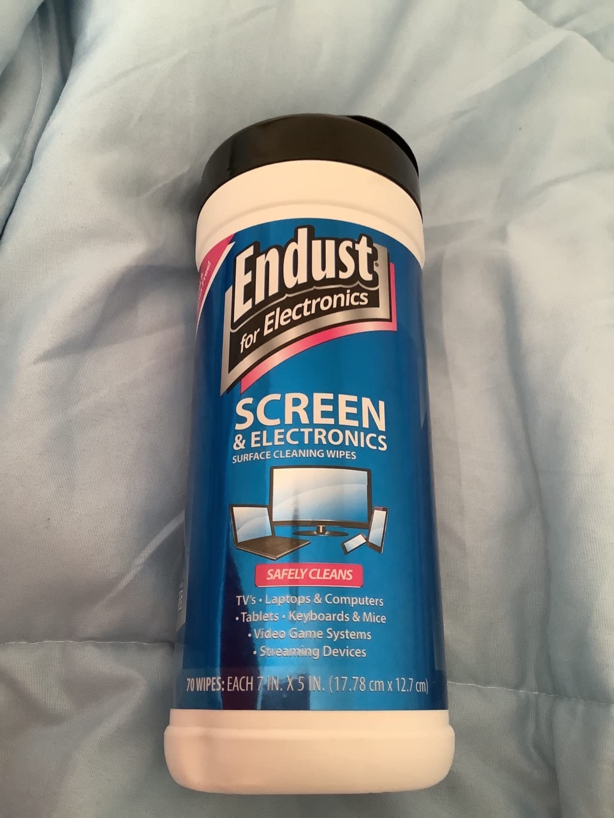 Endust for Electronics; Screen & Surface Cleaning Wipes, Great LCD and Plasma Wipes, 70 Wipes (11506) customer photo 1