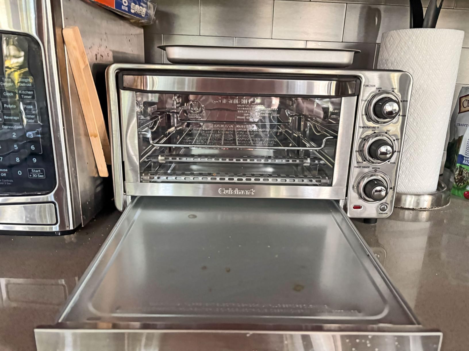 Cuisinart Custom Classic Toaster Oven Broiler, 1800 Watt, TOB-40N, Brushed Stainless Steel/Black customer photo 2