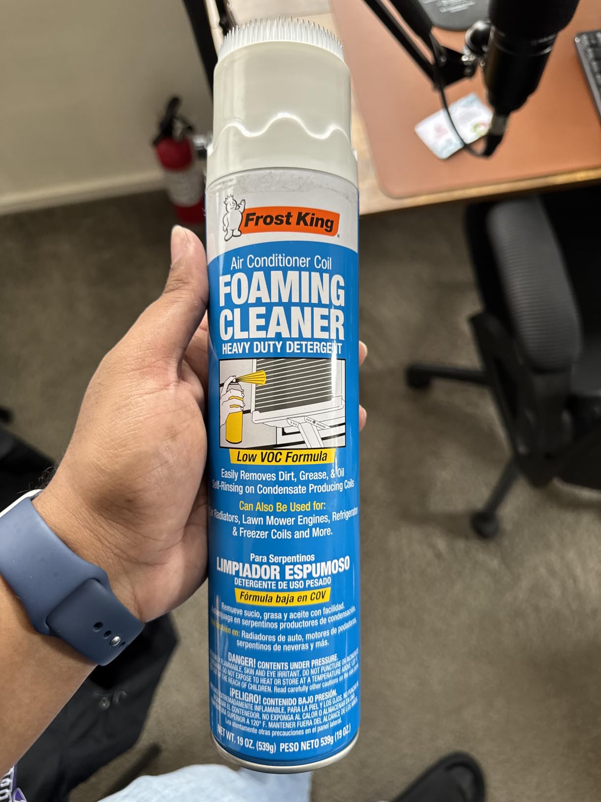 Frost King ACF19 Foam Coil Cleaner, 1.18 Pound (Pack of 1), 19 Ounce customer photo 2