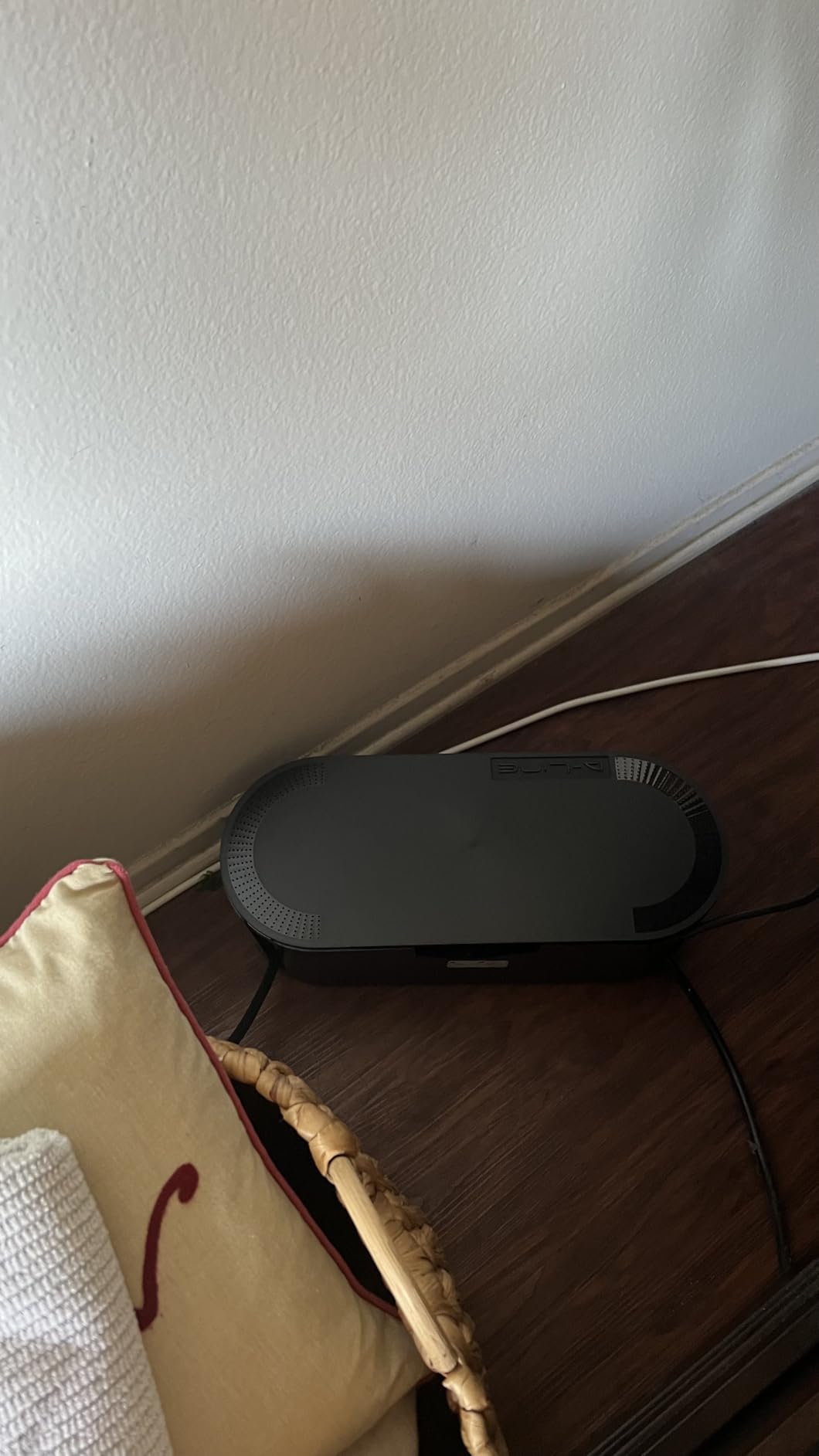 D-Line Cable Management Box, Power Strip Holder, Floor Outlet Hider, Desk Cord Organizer, Cover TV Wires, 12.75