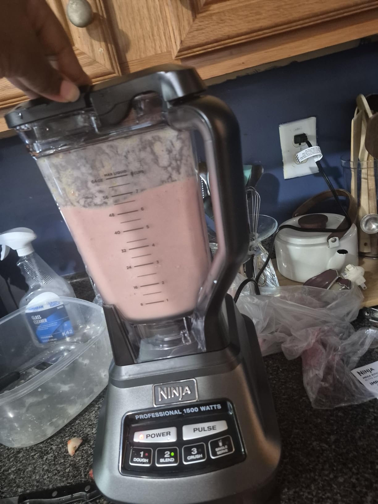 Ninja Kitchen System | All-in-One Food Processor & Blender for Smoothies | Pitcher, (2) 16 oz. To-Go Cups & 8-Cup Bowl | 1500W | BL770 customer photo 2