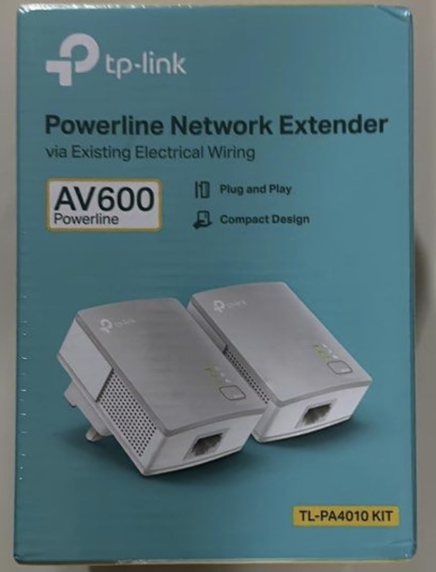 TP-Link AV600 Powerline Ethernet Adapter Kit - Gigabit Port, Plug Pair &Play, Power Saving, Nano Sized Powerline Network Adapter (TL-PA4010 KIT) customer photo 1