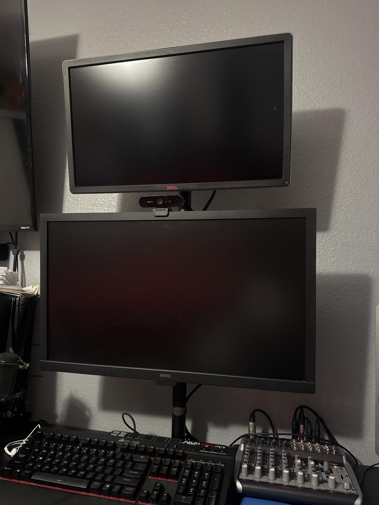 VIVO Dual Vertically Stacked Monitor Desk Mount, Extra Tall Adjustable Stand for 2 Ultrawides up to 34 inches, 22 lbs Capacity, Black, STAND-V002T customer photo 1