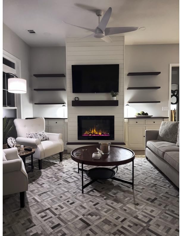 Touchstone Smart Electric Fireplace-The Sideline 50