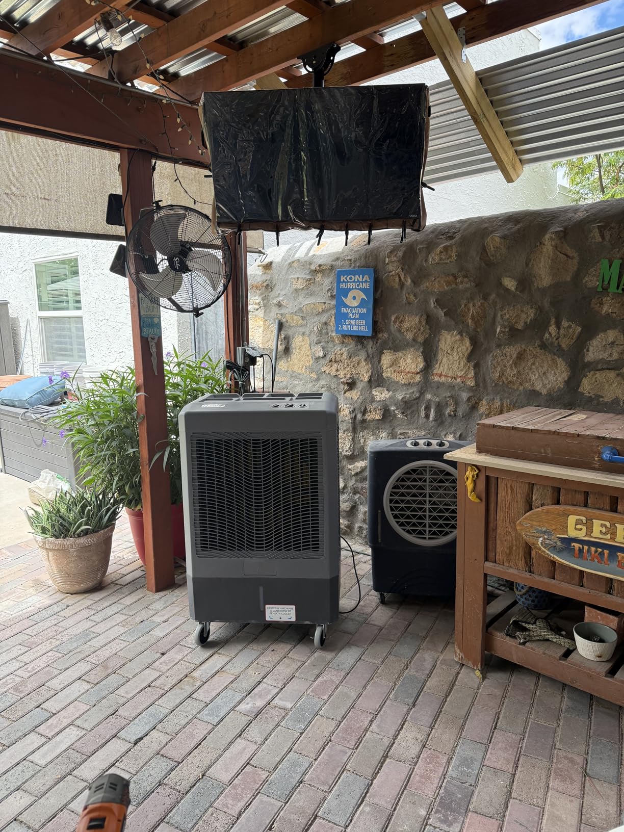 Hessaire 5300 CFM 3-Speed Portable Evaporative Cooler (Swamp Cooler) for 1600 square feet customer photo 2