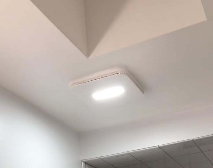Broan-NuTone AE110LK Bathroom Exhaust Fan with Light, Easy Install, ENERGY STAR Certified, Powerful 110 CFM, Quiet 1.0 Sones, White customer photo 2