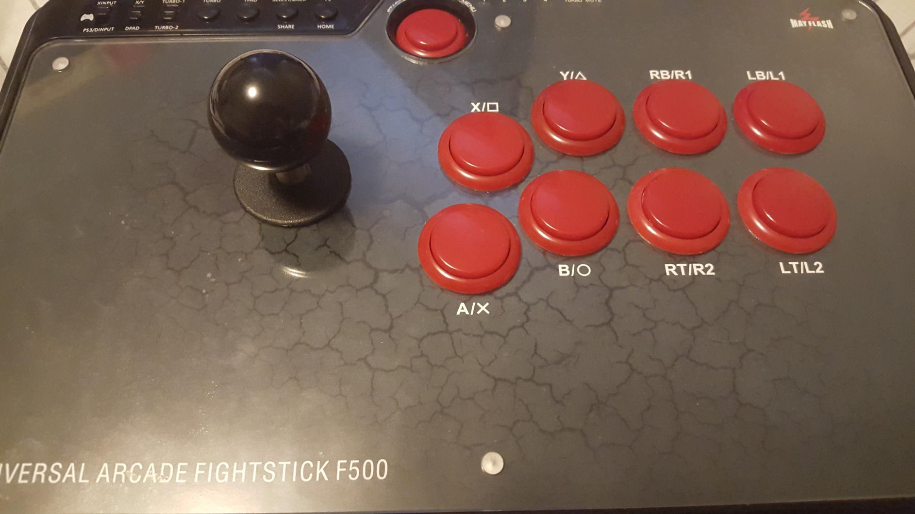 Universal Arcade Fighting Stick F500 for Switch/Switch 2, Xbox Series X/S, Xbox One, Xbox 360, PS4, PS3, Windows, macOS, Android, Raspberry Pi, Steam Deck, PS Classic, NEOGEO Mini customer photo 1