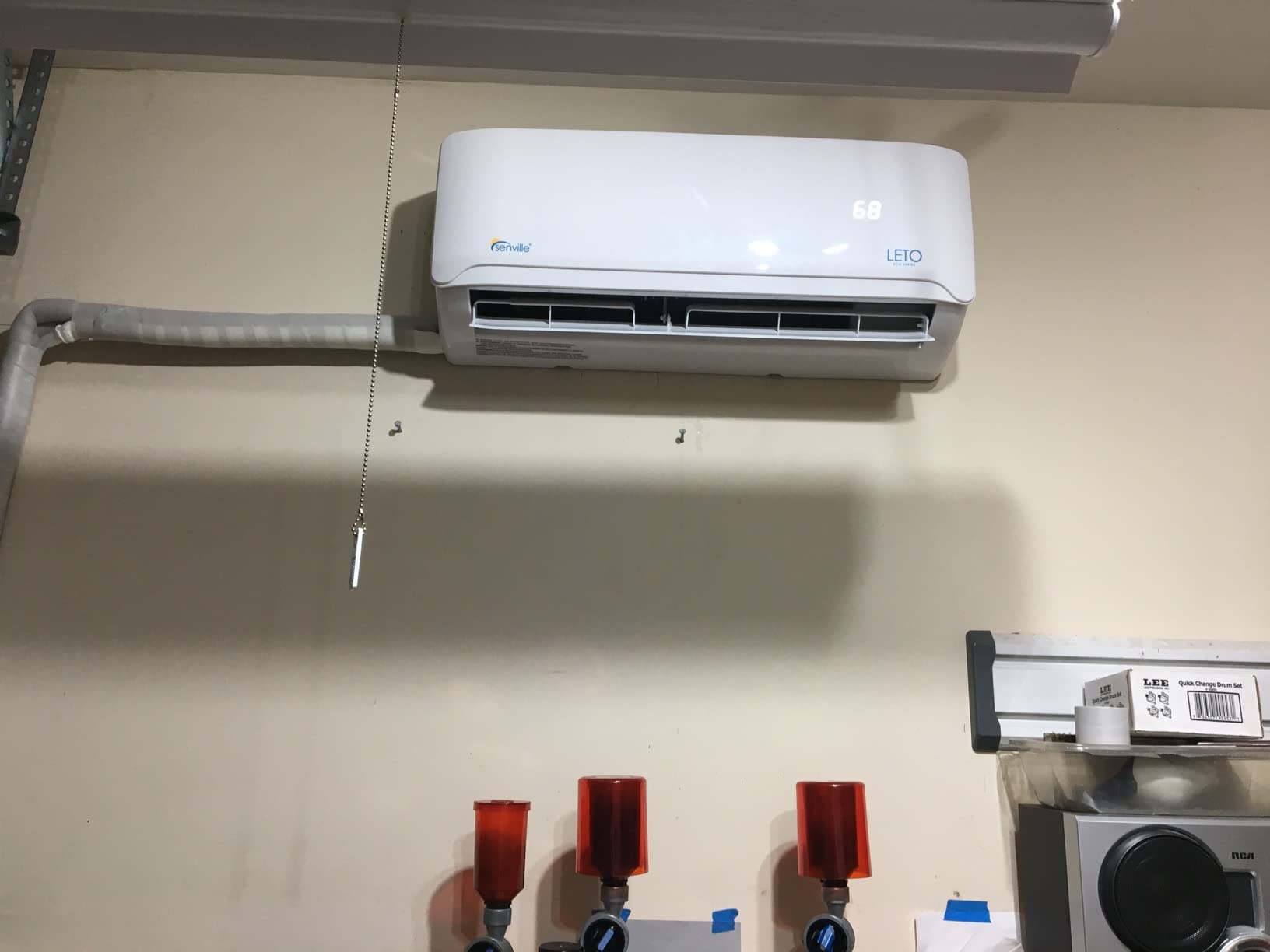 LETO Series Mini Split Air Conditioner Heat Pump, 9000 BTU 110/120V, Inverter, Works with Alexa, SEER2 21.5, White customer photo 1