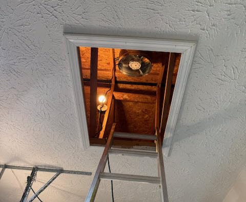 iLiving ILG8G14-12T Automatic Gable Mount Attic Ventilator Fan with Adjustable Thermostat, 2.85 Amp, 2339 CFM, Single-Speed | Automatic customer photo 2