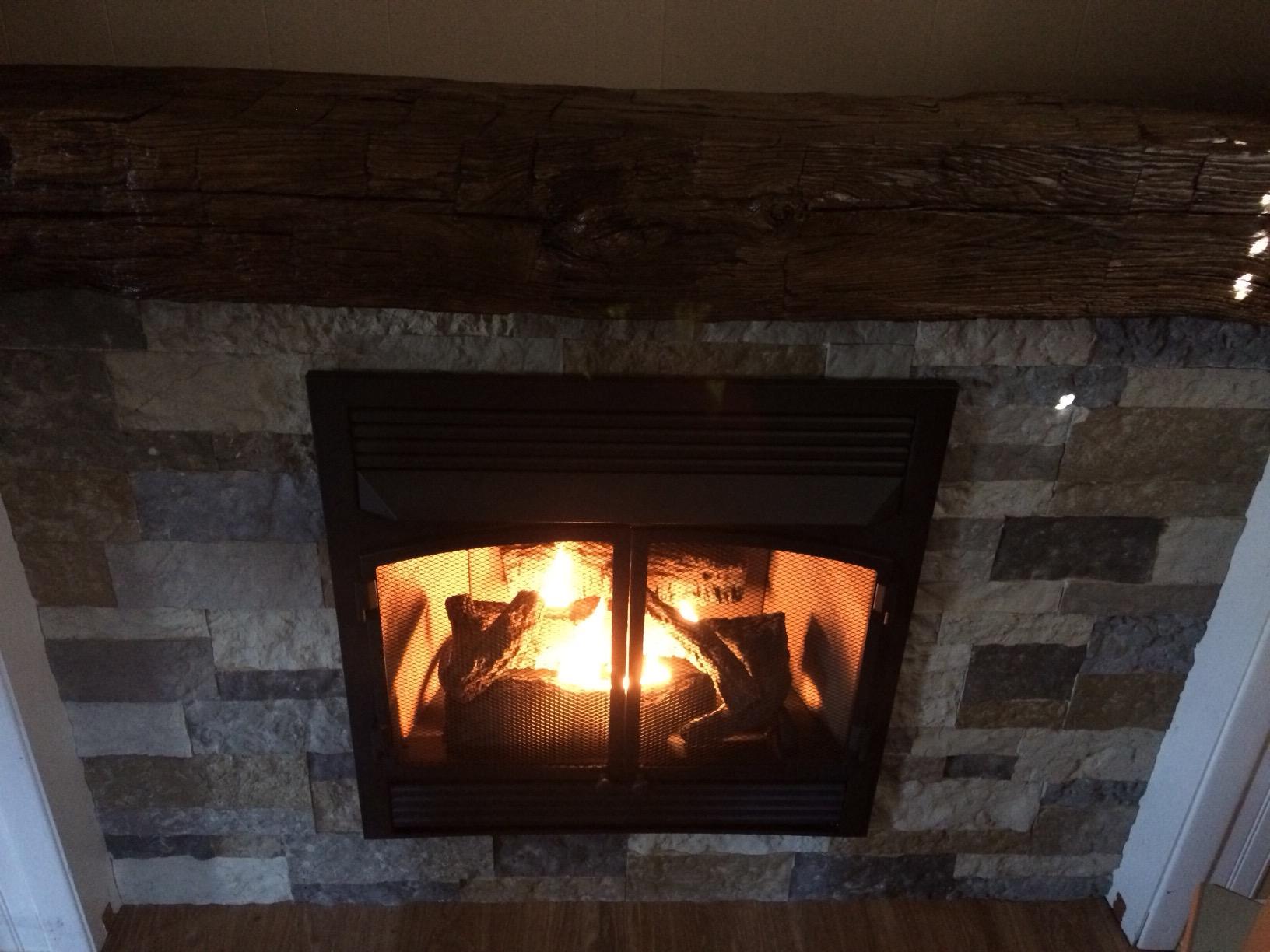 Duluth Forge Dual Fuel Ventless Gas Fireplace Insert - 32,000 BTU, Remote Control - Model# FDF400RT-ZC customer photo 2