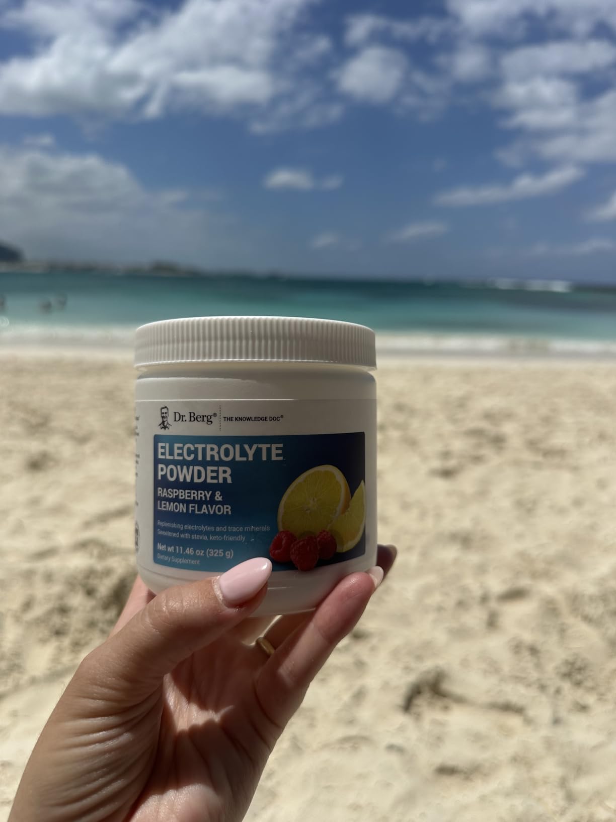 Dr. Berg Zero Sugar Hydration Keto Electrolyte Powder - Enhanced w/ 1000 mg of Potassium & Real Pink Himalayan Salt (NOT Table Salt) - Raspberry & Lemon Flavor Hydration Drink Supplement - 50 Servings customer photo 2