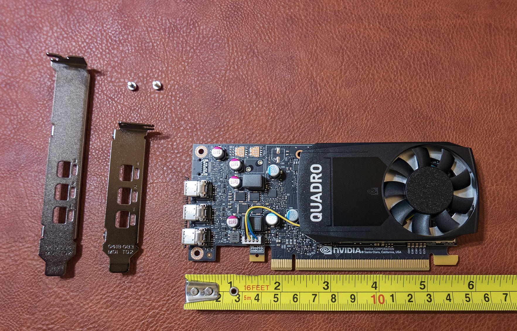 PNY NVIDIA Quadro P400 Professional Graphics Card - (VCQP400-PB), PC Compatible, 3X Mini DisplayPort 1.4 customer photo 1