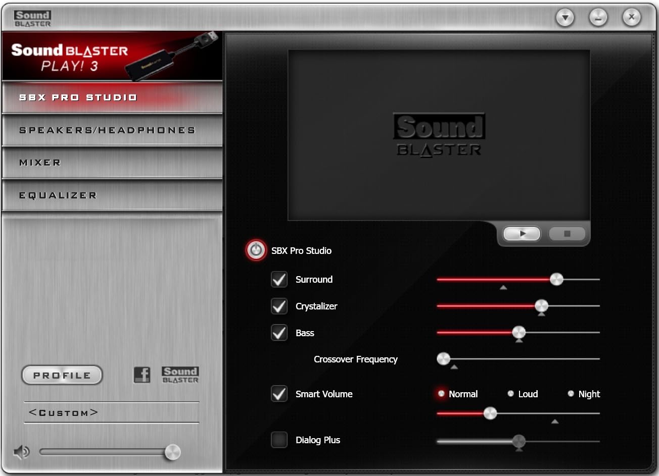 Creative Labs Sound Blaster Play! 3 External USB Sound Adapter for Windows and Mac. Plug and Play (No Drivers Required). Upgrade to 24-Bit 96Khz Playback customer photo 1