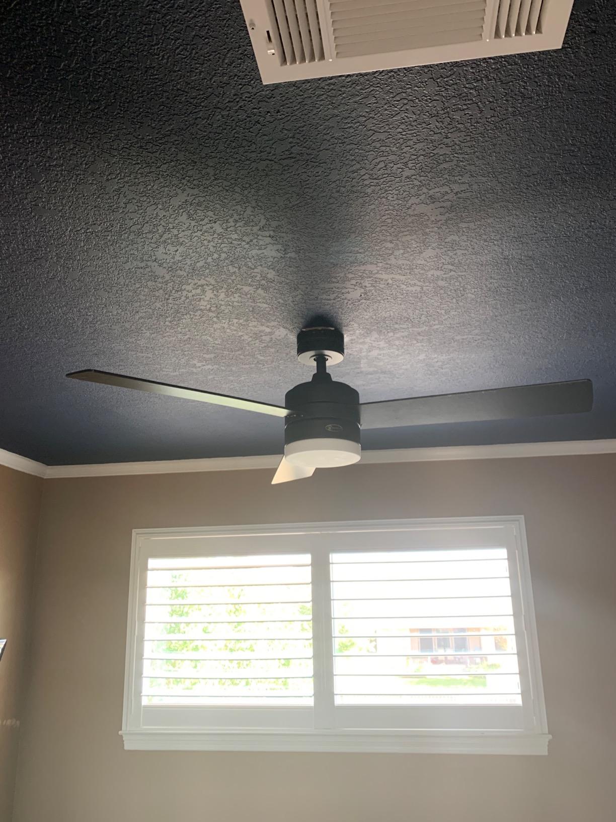 Westinghouse 7205900 Alta Vista, Modern LED Ceiling Fan with Light and Remote Control, 52 Inch, Matte Black Finish, Opal Frosted Glass customer photo 1