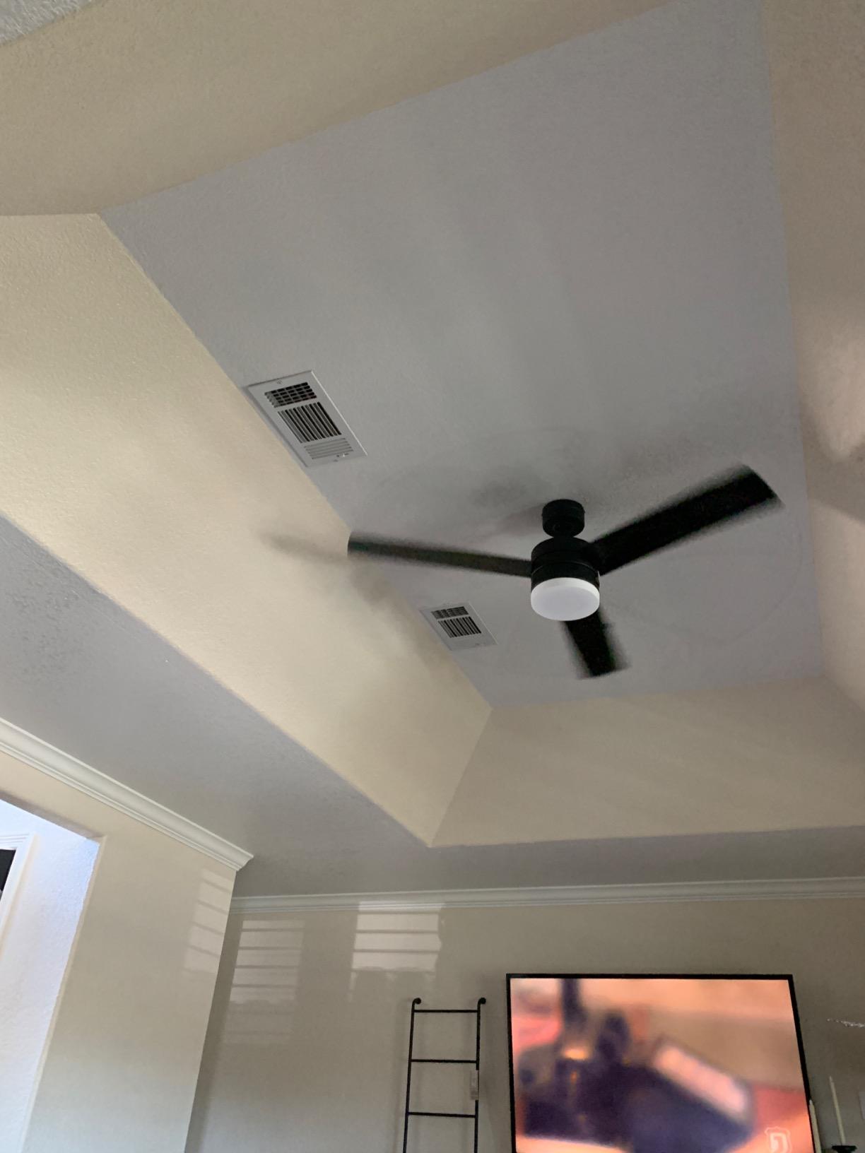 Westinghouse 7205900 Alta Vista, Modern LED Ceiling Fan with Light and Remote Control, 52 Inch, Matte Black Finish, Opal Frosted Glass customer photo 2
