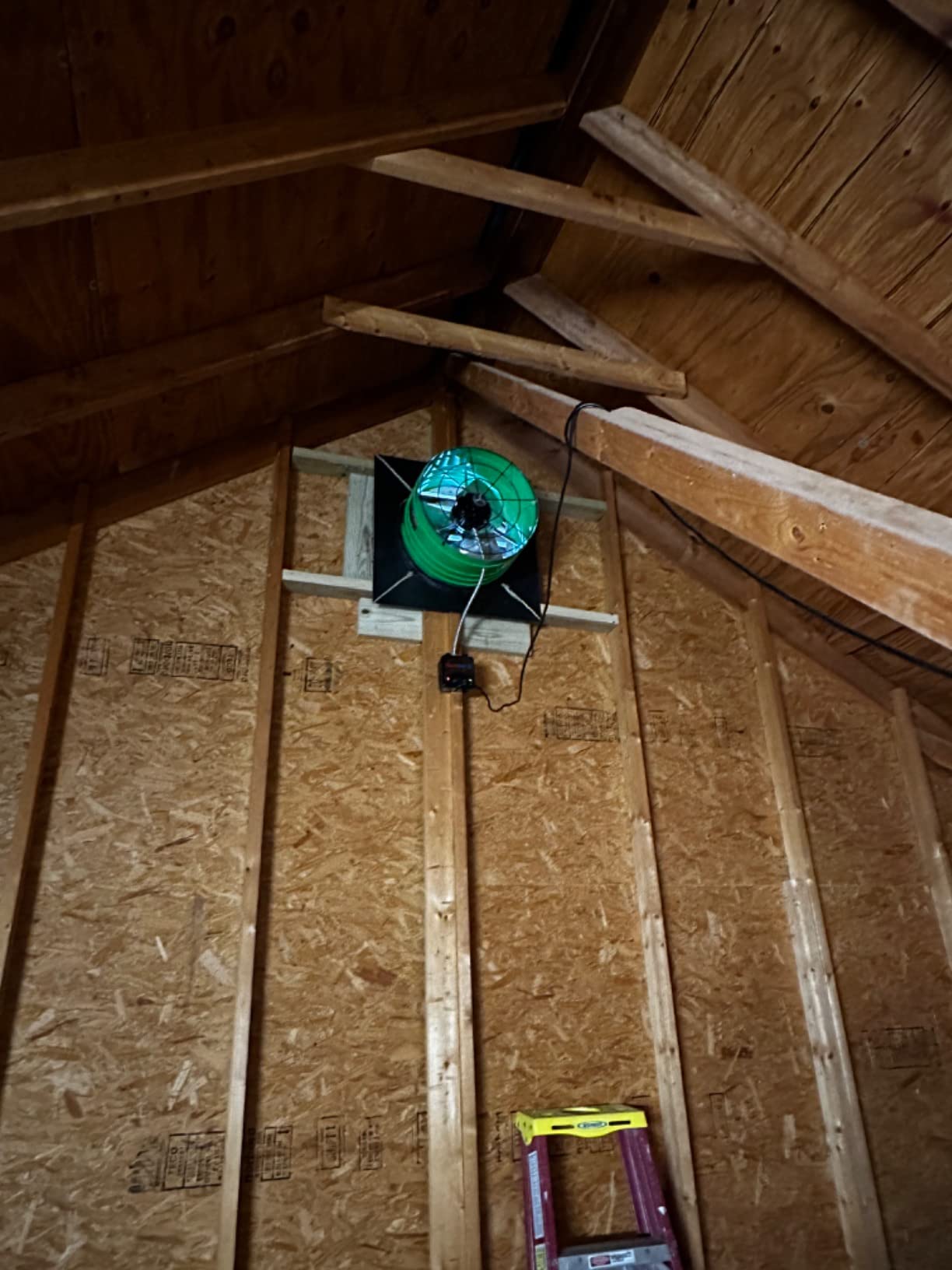Quietcool AFG SMT ES-3.0 Smart Attic Fan for Gable Vents - Up to 2801 CFM - As low as 22 Watts - Smart App Control - Thermostat and Humidistat - 20ft Power Cord - Plug-and-play - Three Speed customer photo 2