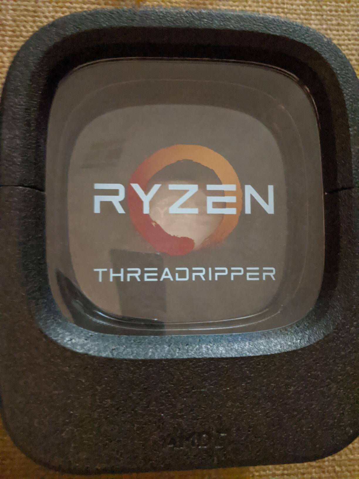 Ryzen Threadripper 1920X (12-Core/24-Thread) Desktop Processor (YD192XA8AEWOF) customer photo 1
