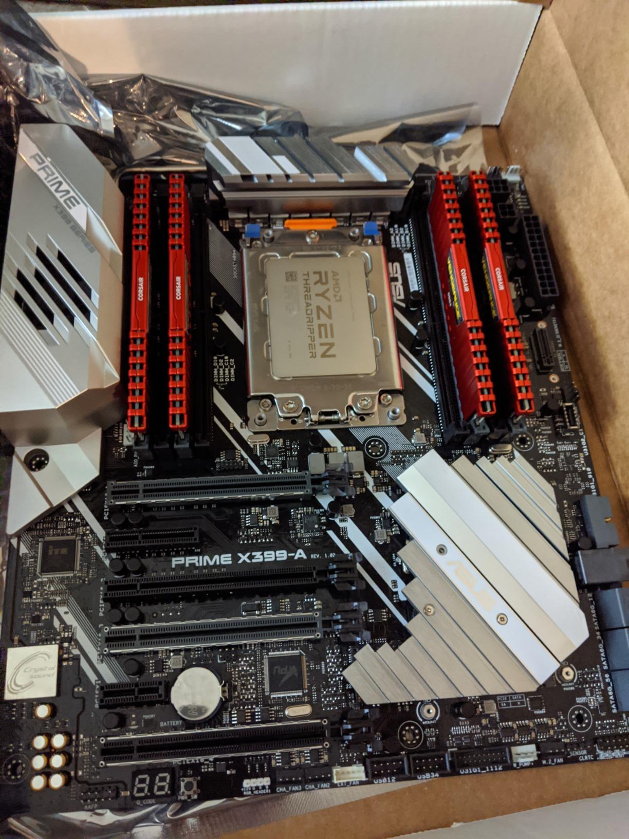 Ryzen Threadripper 1920X (12-Core/24-Thread) Desktop Processor (YD192XA8AEWOF) customer photo 2